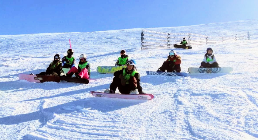 Obóz snowboardowy Włochy na szczycie Dolomitów