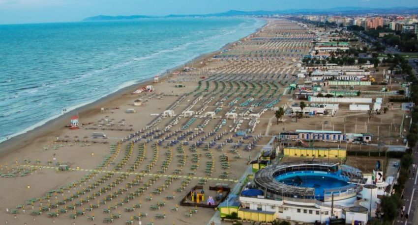 Rimini plażowanie